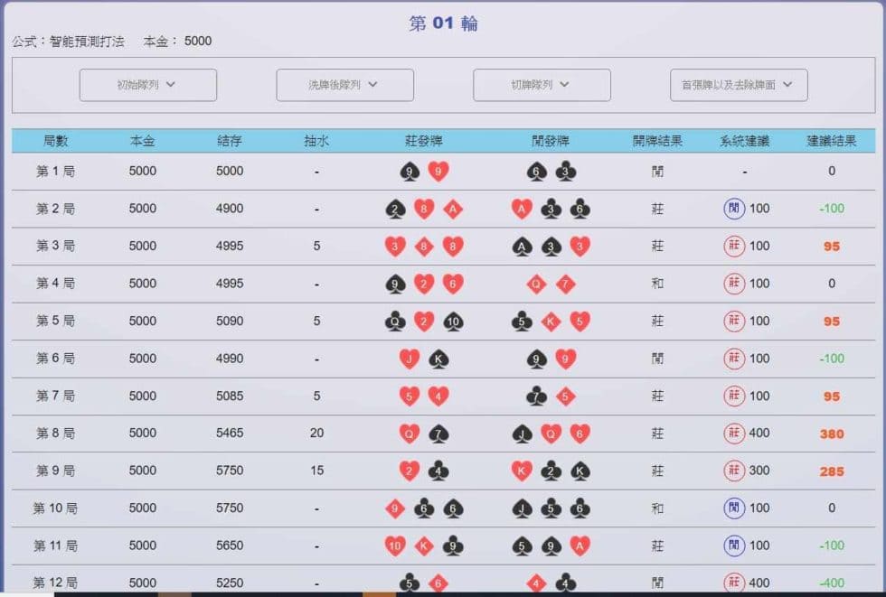 百家樂外掛開牌命中率明細